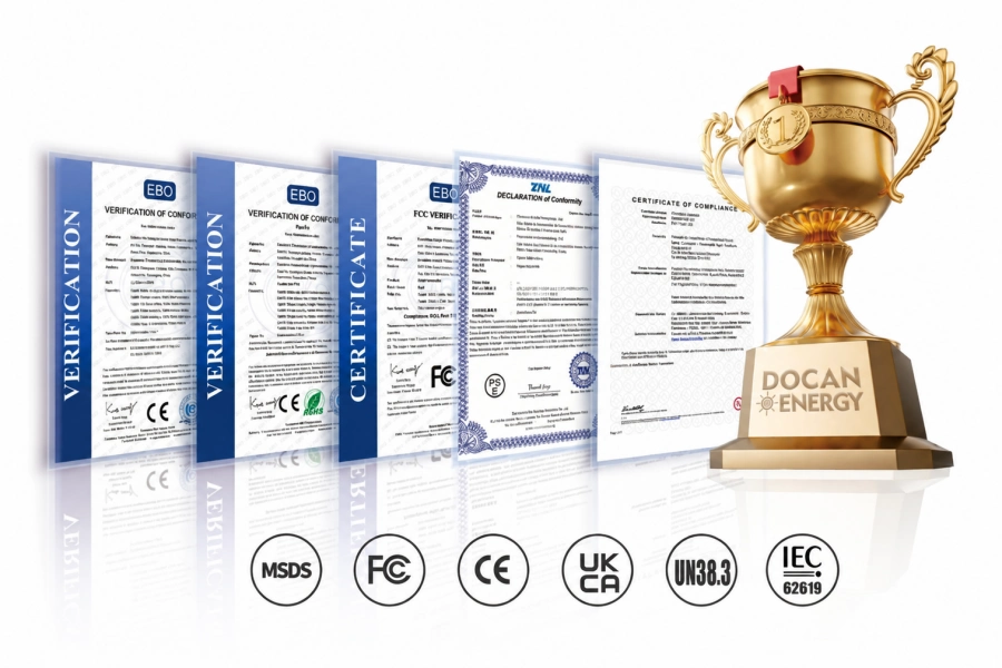 DOCAN ENERGY Certifications
